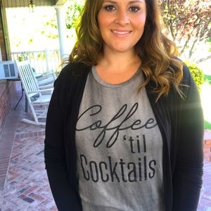 Coffee ‘til Cocktails Tee